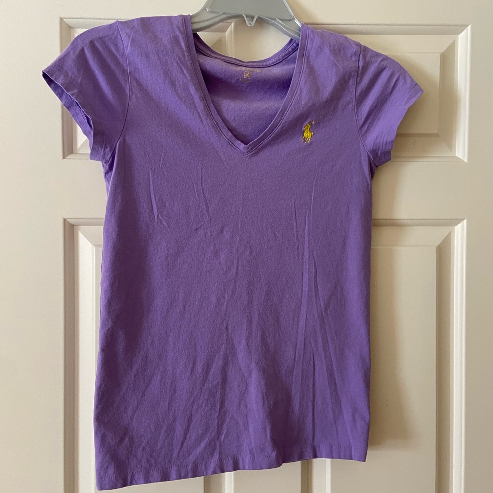 V neck short sleeve Polo shirt